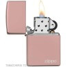 Zippo en finition or rose brillant avec logo - Zippo