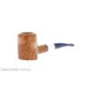 Savinelli pipe Eleganza spigot series poker shape 310 smooth natural briar - Savinelli