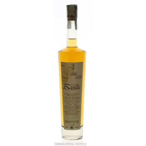 Grappa ambrata Di Dolcetto Distilleria Luigi Barile 21 anni Vol.42,5% Cl.50 - Distillati
