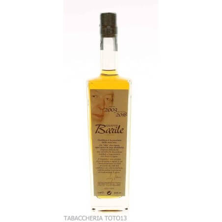 Grappa ambrata di Dolcetto distilleria Luigi Barile invecchiata 15 anni Vol.43,2% Cl.50 - BARILE DISTILLERIA
