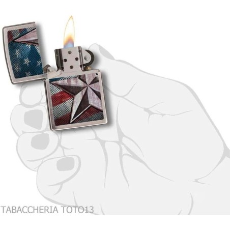 Zippo regelmäßiger Retro- US-Stern - Feuerzeuge