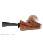 Francesco Ganci pipa forma Newspaper stand up in radica finitura scura - Pipe