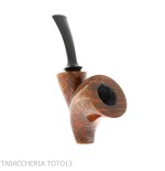 Francesco Ganci pipe à tabac en forme de Journal en finition bruyère foncé - Pipe Pour le Tabac - Racine naturelle