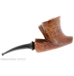 Francesco Ganci pipa forma Newspaper stand up in radica finitura scura - Pipe