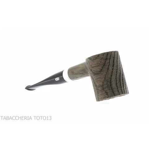 Chacom poker shaped pipe in Bog oak briar limited edition - Tobacco Pipes - Bog oak