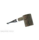 Chacom poker shaped pipe in Bog oak briar limited edition - Tobacco Pipes - Bog oak