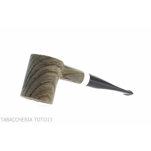 Chacom poker shaped pipe in Bog oak briar limited edition - Tobacco Pipes - Bog oak