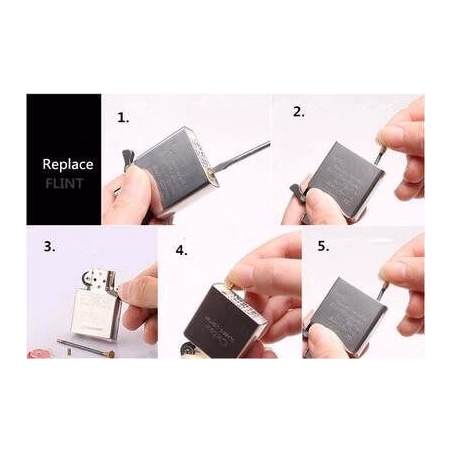 Zippo original blister 6 piezas pietrine ignición - Alumbradores