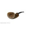 F. Ganci pipe, tomato shape, golden yellow shiny briar finish with black contrast Ganci F. Pipemakers Ganci Francesco pipemakers
