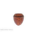 Pipa Ganci Bulldog forma contrastando brezo rústico y rebaño de olivo - Pipas de Tabaco