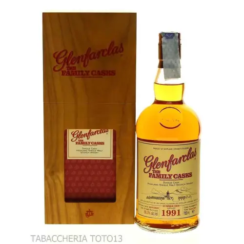 Glenfarclas Family casks 1991 single malt whisky Vol.56,3% Cl.70 - Spiritueux - Malt biologique