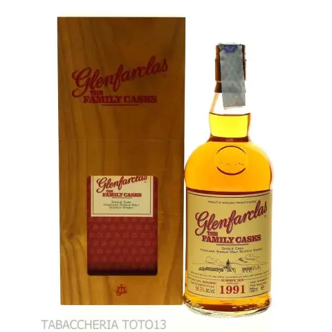 Glenfarclas Family casks 1991 single malt whisky Vol.56,3% Cl.70 - Distillati
