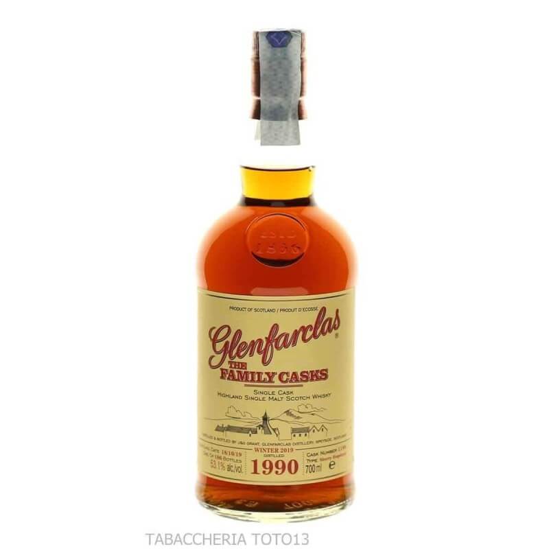 Glenfarclas Family casks 1990 single malt whisky Vol.53,1% Cl.70 - Glenfarclas Distillery