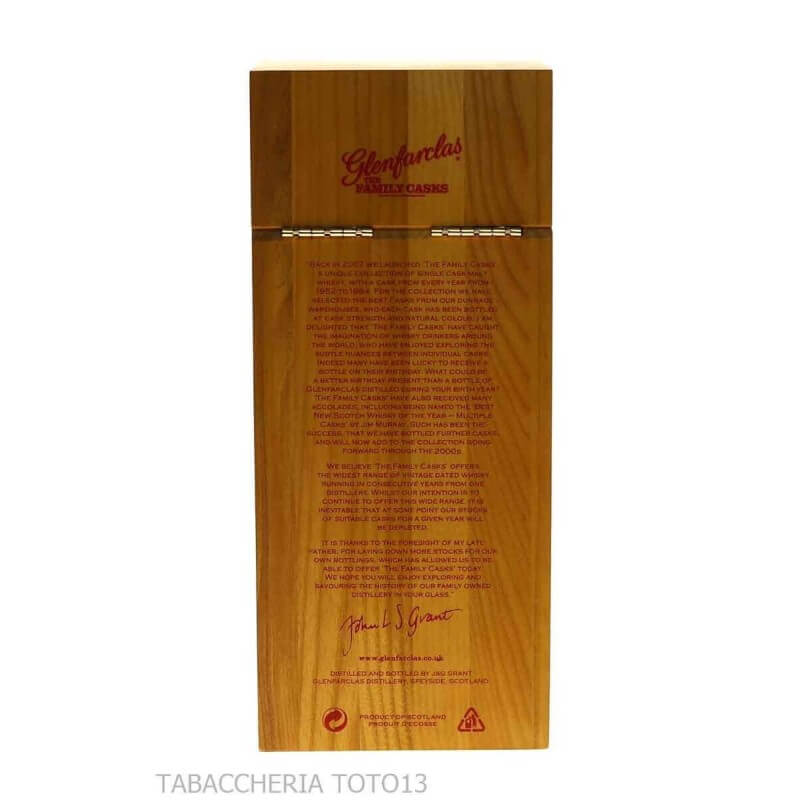 Glenfarclas Family casks 1990 single malt whisky Vol.53,1% Cl.70 - Glenfarclas Distillery