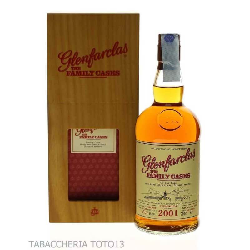 Glenfarclas Family casks 2001 single malt whisky Vol.56,5% Cl.70 - Glenfarclas Distillery