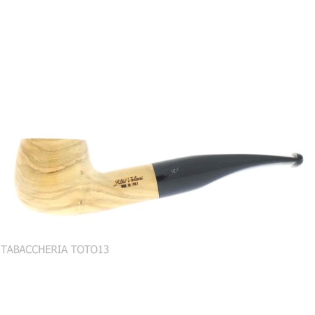 Pipa de tabaco Aldo Velani Prince forma recta en madera de olivo - Pipas de Tabaco