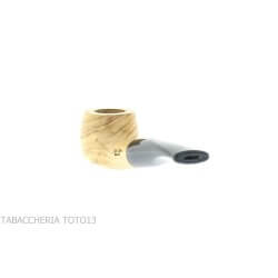 Pipa de tabaco Aldo Velani Prince forma recta en madera de olivo