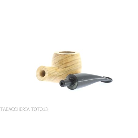 Aldo Velani tobacco pipe Prince straight shape in olive wood - Tobacco Pipes - Olive wood