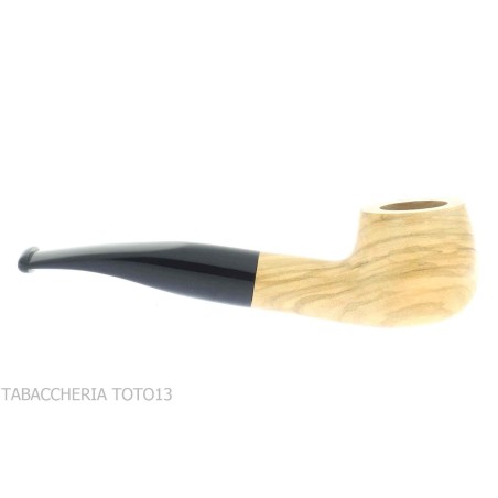 Aldo Velani tobacco pipe Prince straight shape in olive wood - Tobacco Pipes - Olive wood