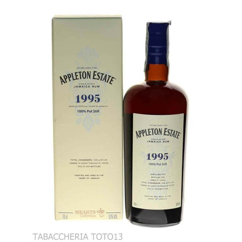 Appleton Estate Hearts Collection 1994 - 1995- 1999 Vol.63% Cl.70 cad. - Appleton Estate