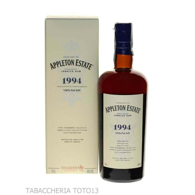 Appleton Estate Hearts Collection 1994 - 1995- 1999 Vol.63% Cl.70 cad. - Appleton Estate