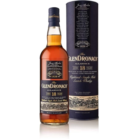 Glendronach Distillery - Glendronach Allardice sherry cask 18 y.o. Vol.46% Cl.70