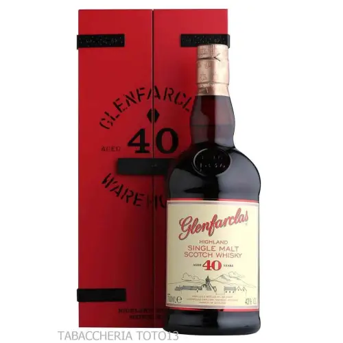 Glenfarclas 40 Y.o. single malt whisky Vol.43% Cl.70 - Spiritueux - Malt biologique
