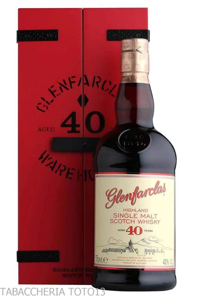 Glenfarclas 40 Jahre Alterung Ex-Sherry-Fässern Verkauf in 