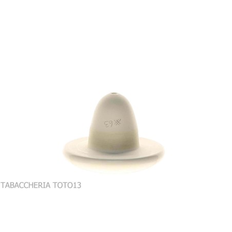 Pipe traditionnelle citrouille Strambach calebasse, embouchure ambre-Strambach  Pipes