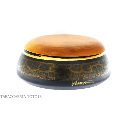Arcadia récipient marbré hermétiquement fermé pour conserver le tabac - Accessoires pour pipes
