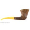 Baldo Baldi Doublin shaped pipe in dark briar grade 6 light amber mouthpiece - Baldo Baldi