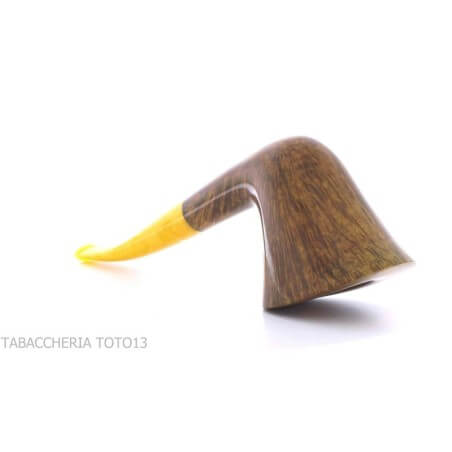 Baldo Baldi Doublin shaped pipe in dark briar grade 6 light amber mouthpiece - Baldo Baldi