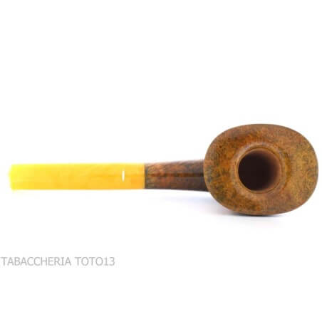 Baldo Baldi Doublin shaped pipe in dark briar grade 6 light amber mouthpiece - Baldo Baldi