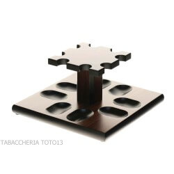 Unterstützung für 8 Vierkantpfeifen Palisander in Italien von Lubinski gefertigt Lubinski Pfeifenhalter & Gestelle