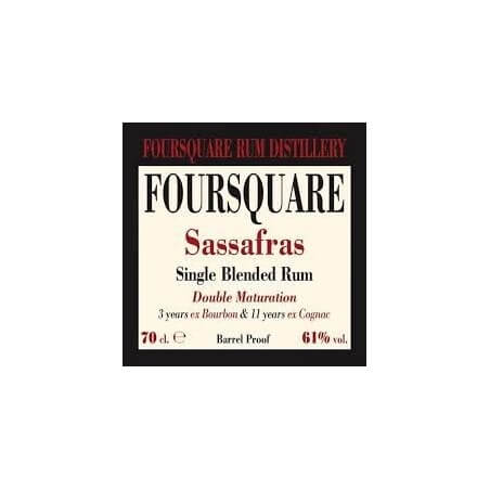 Foursquare Sassafras 14 y.o. Vol.61% Cl.70 Foursquare rum distillery Ron