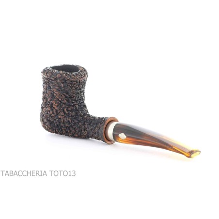 Tabakspfeife Brebbia naive rusticated, Mundstück mod Gesetz. 7013 - Tabakpfeifen