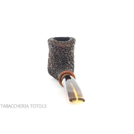 Tabakspfeife Brebbia naive rusticated, Mundstück mod Gesetz. 7013 - Tabakpfeifen