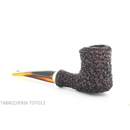 Tabakspfeife Brebbia naive rusticated, Mundstück mod Gesetz. 7013 - Tabakpfeifen