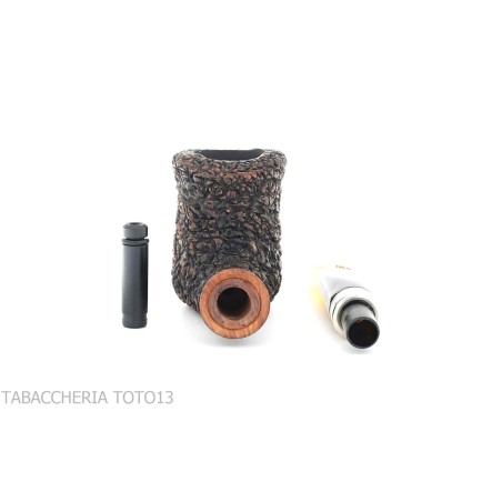 Tabac à pipe Brebbia naïve bossagée Embouchure loi mod. 7013 - Pipe Pour le Tabac - Racine naturelle