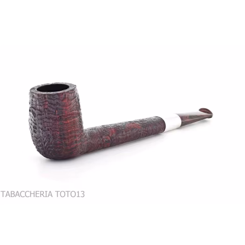 Pipa Ashton Brindle forma Canadian sabbiata scura - Pipe