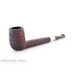 Pipa Ashton Brindle forma Canadian sabbiata scura - Pipe