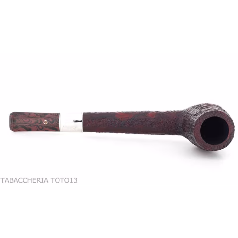 Pipa Ashton Brindle forma Canadian sabbiata scura - Pipe