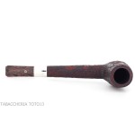 Pipa Ashton Brindle forma Canadian sabbiata scura - Pipe
