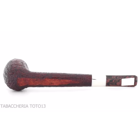 Pipa Ashton Brindle forma Canadian sabbiata scura - Pipe