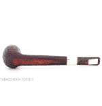 Pipa Ashton Brindle forma Canadian sabbiata scura - Pipe
