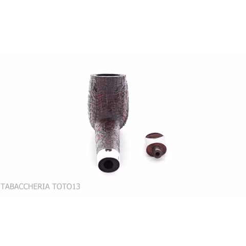 Pipa Ashton Brindle forma Canadian sabbiata scura - Pipe