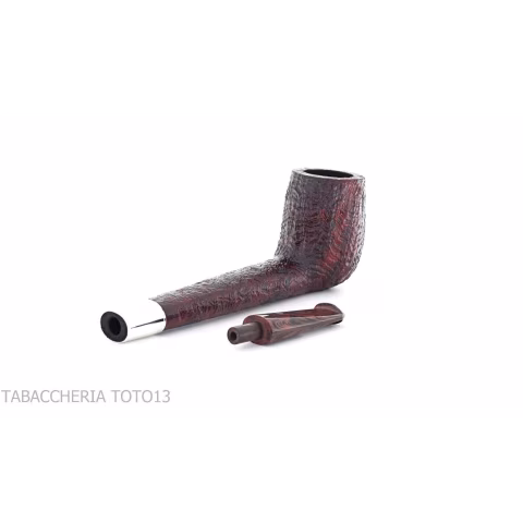 Pipa Ashton Brindle forma Canadian sabbiata scura - Pipe