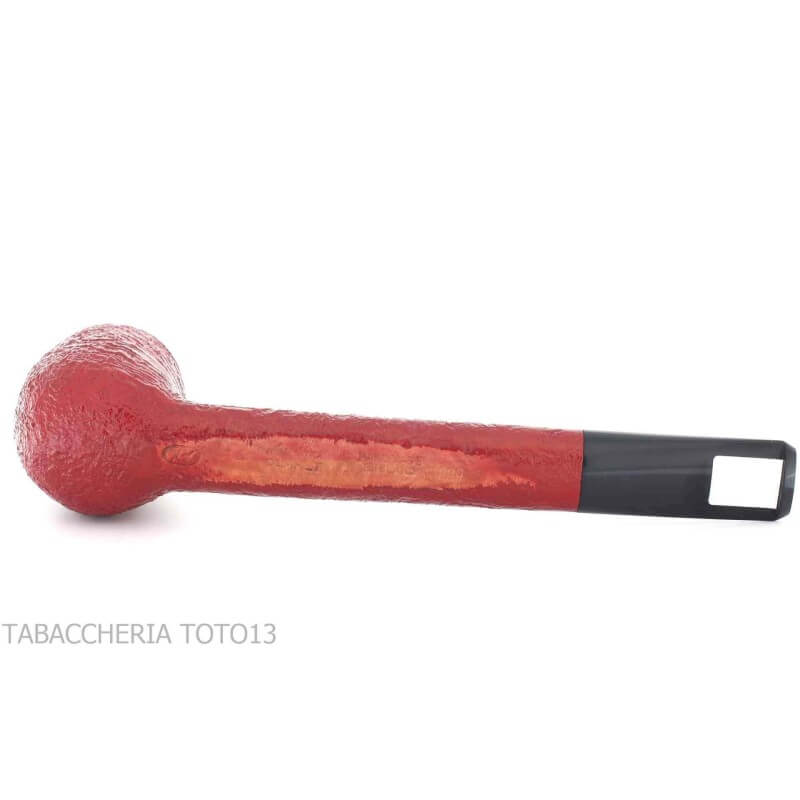 Claret series pipe Canadian shape sandblasted - William “Ashton” Taylor