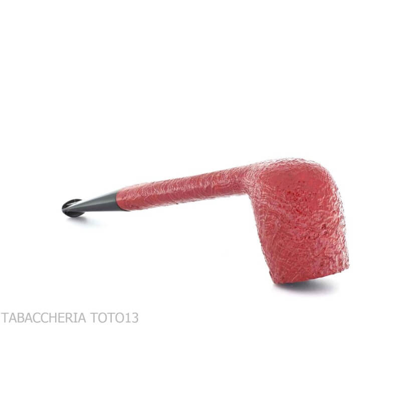 Claret series pipe Canadian shape sandblasted - William “Ashton” Taylor