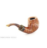 Poul Winsløw Pipe bent billiard in root grade C - Tobacco Pipes - Natural root